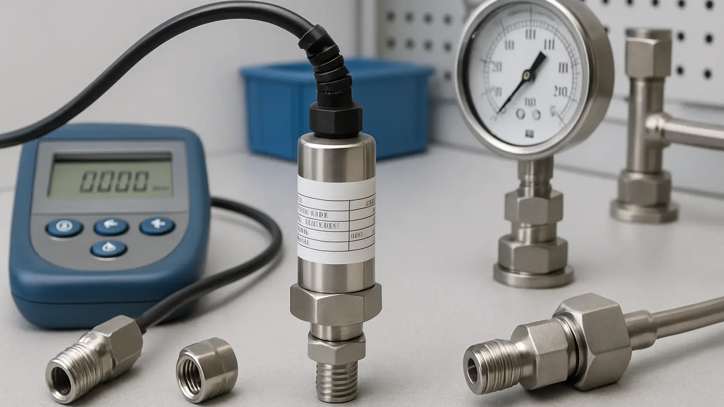 Customized pressure transducer with process and electrical connections