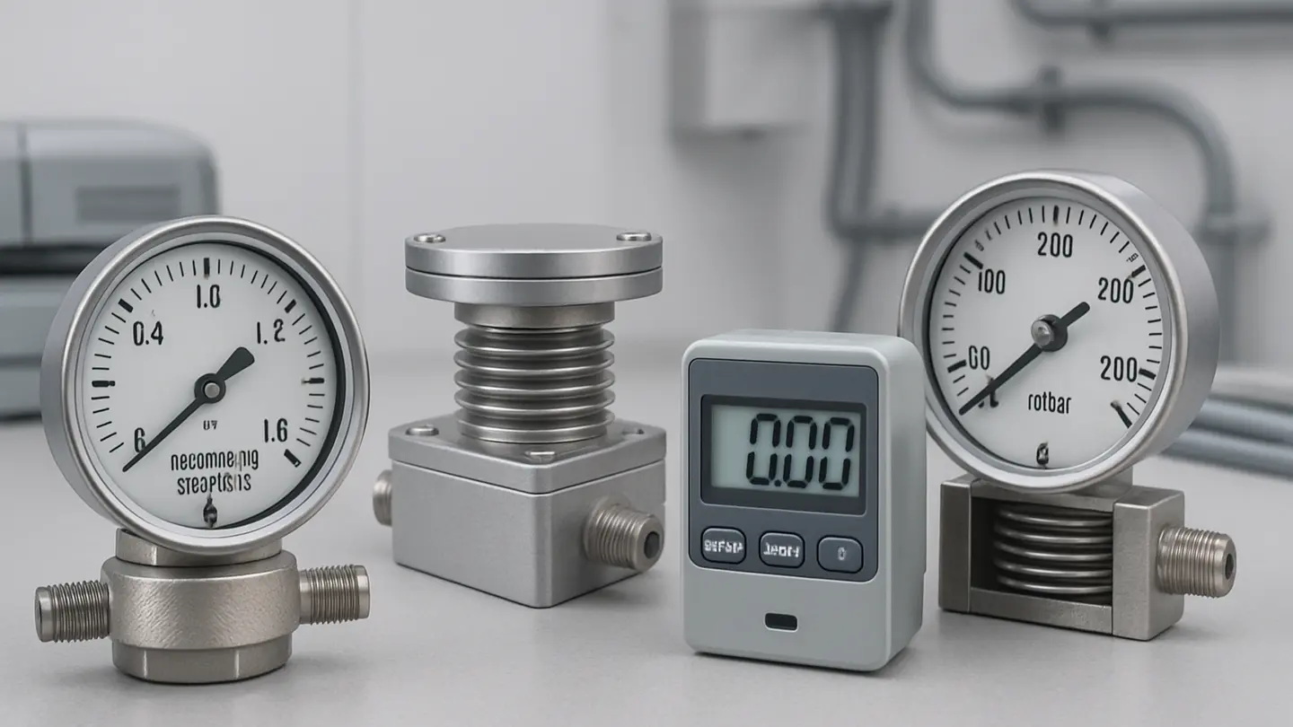 Differential pressure gauges for filter and process pressure monitoring
