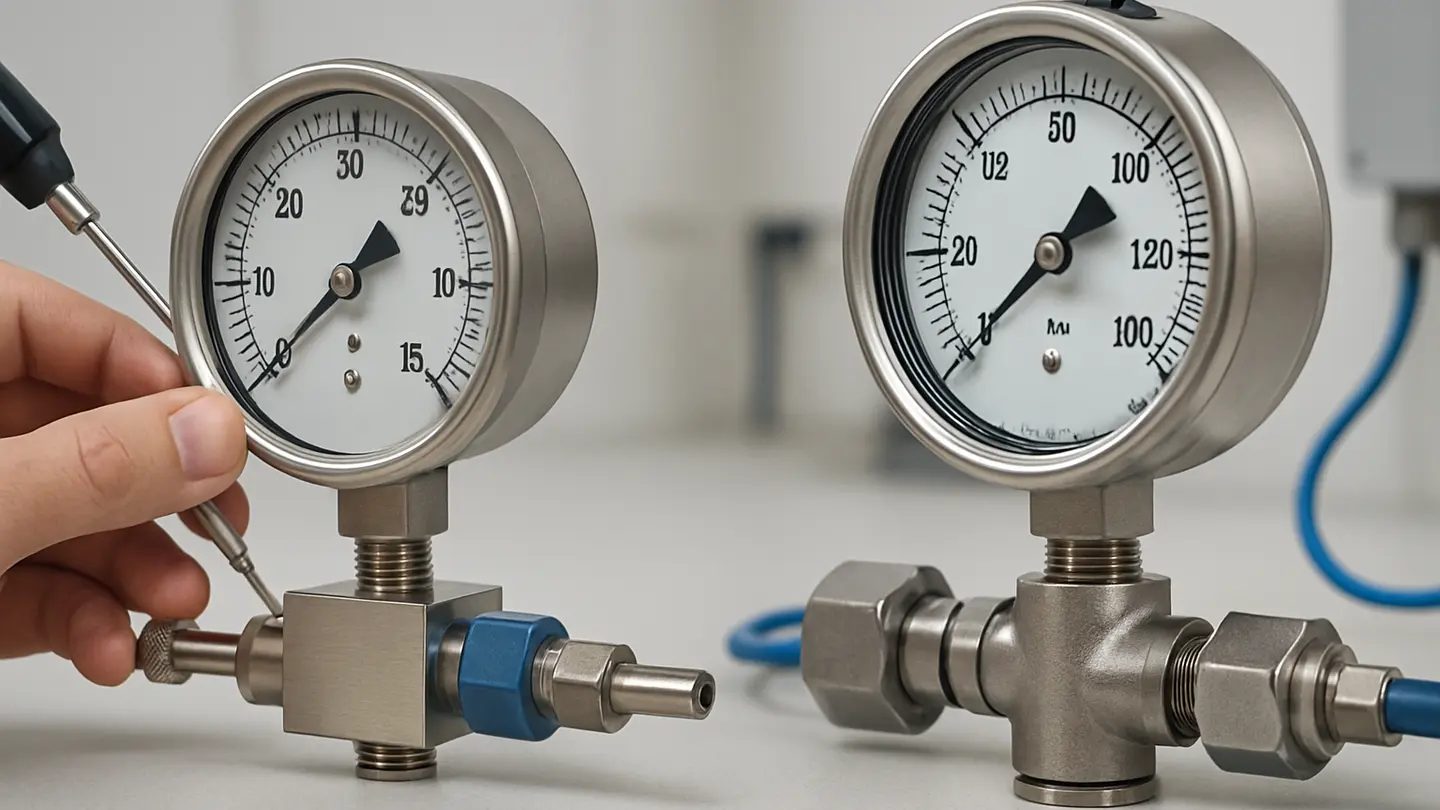 Industrial pressure gauges for general-service and harsh-duty applications