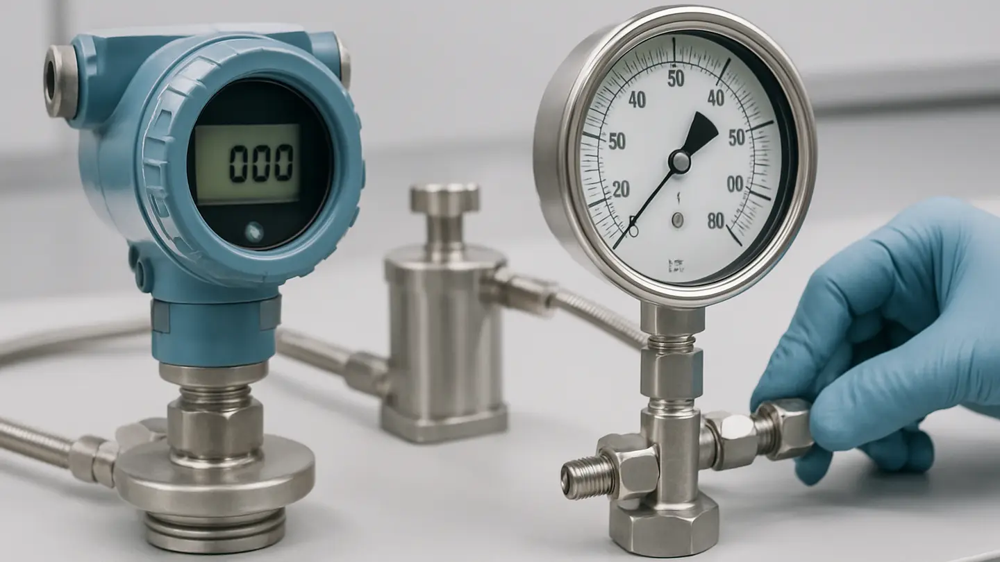 Pressure instrument selection for acid service