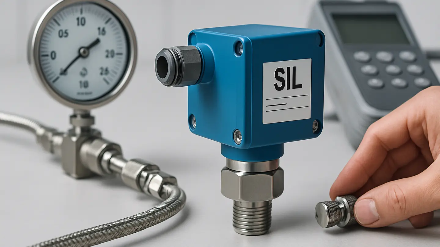 Pressure switch used in a safety-related pressure measurement loop